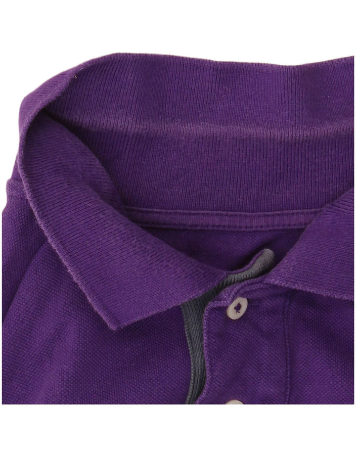 Camisa polo masculina NIKE Reino Unido 42/44 grande roxo algodão