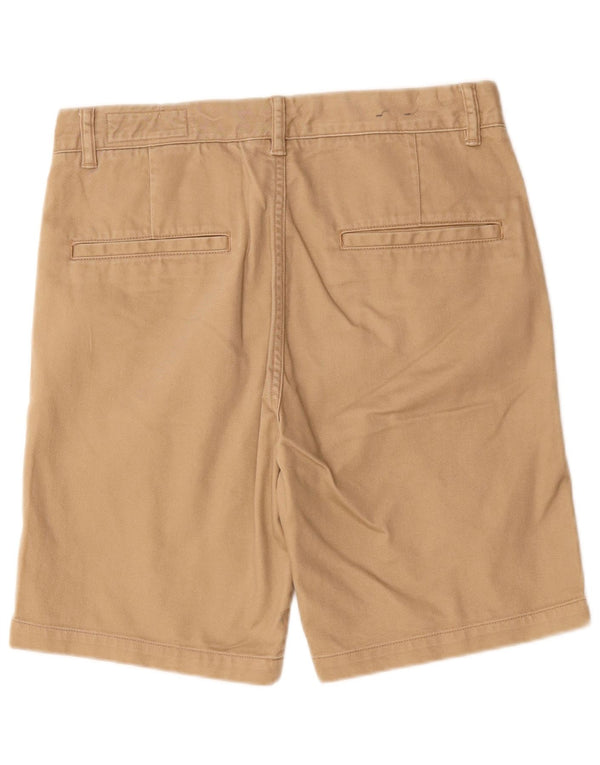 All Saints Mens Chino Shorts W30 Algodão Bege Médio