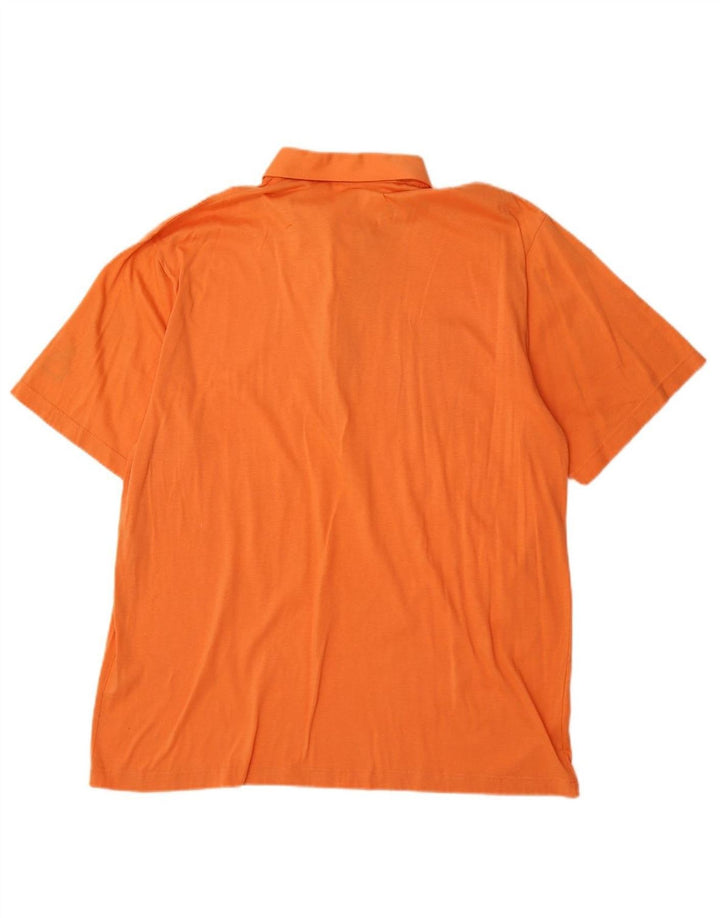 Camisa polo masculina PRINGLE 2XL algodão laranja