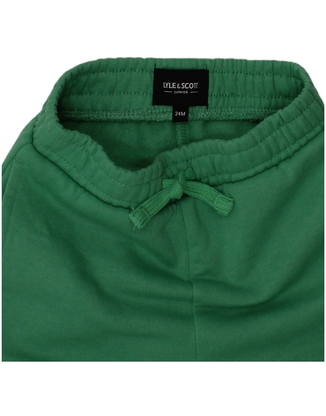 Calça de treino Lyle & Scott para meninas, 18 a 24 meses, algodão verde