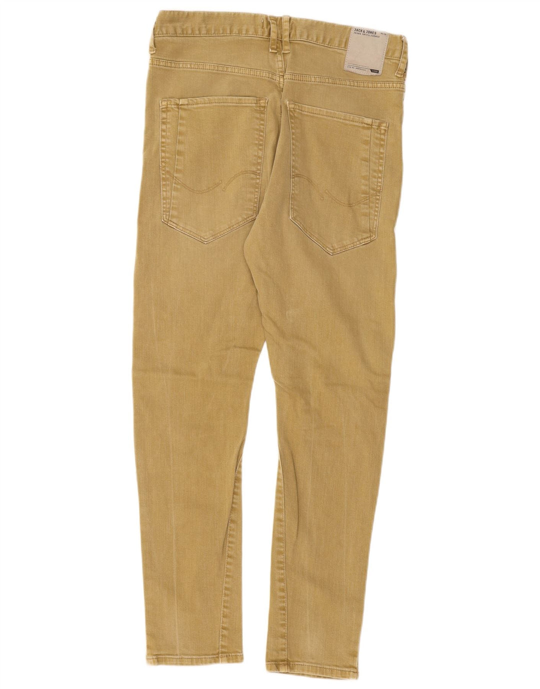 Jeans masculinos Jack & Jones Slim W32 L29 algodão cáqui