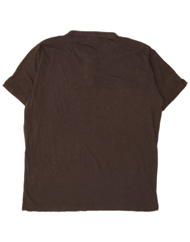 Camiseta masculina Carrera Top 2XL algodão cinza