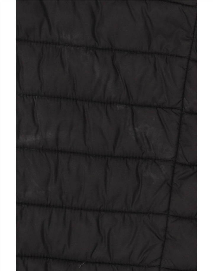 Jaqueta masculina acolchoada com capuz Champion UK 40 grande preta