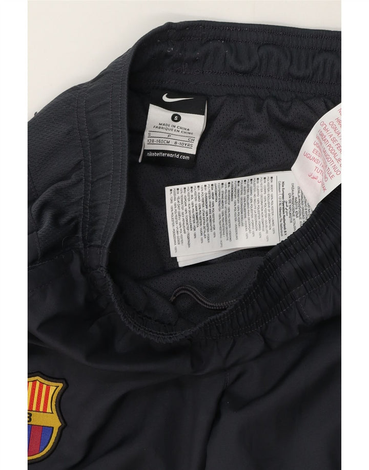 Calça de treino Nike Boys Barcelona 8-9 anos pequena azul marinho poliéster