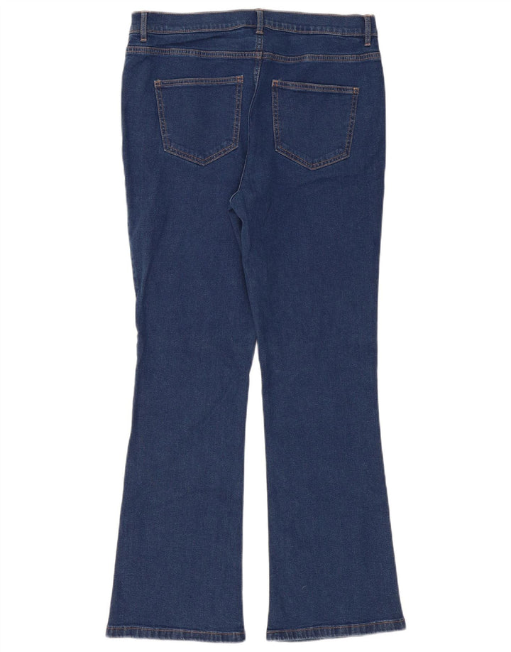 Jeans Marks & Spencer Regular Slim Bootcut Feminino Reino Unido 14 Grande W34 L30 Azul