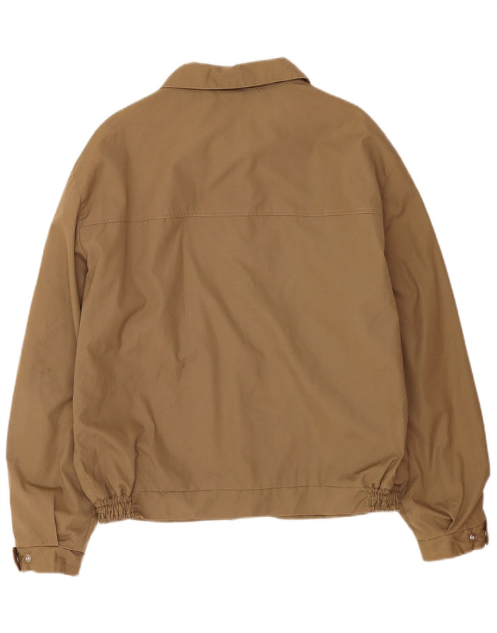 Jaqueta utilitária masculina vintage UK 40 grande marrom