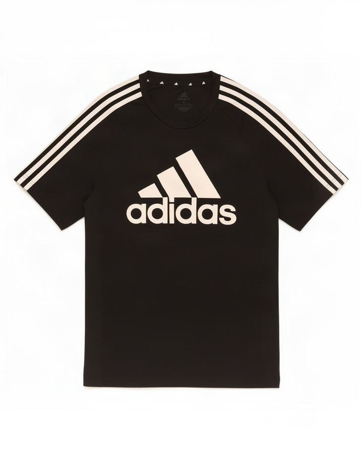 Camiseta Adidas Masculina Aeroready Graphic Top Pequeno Poliéster Preto