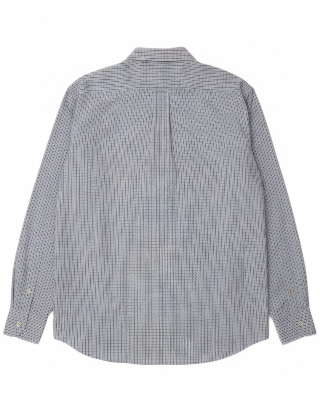 Camisa masculina de ajuste regular Harmont & Blaine XL azul algodão guingão