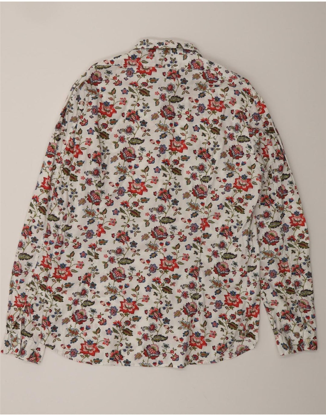 Camisa masculina REPLAY XL algodão floral multicolorido