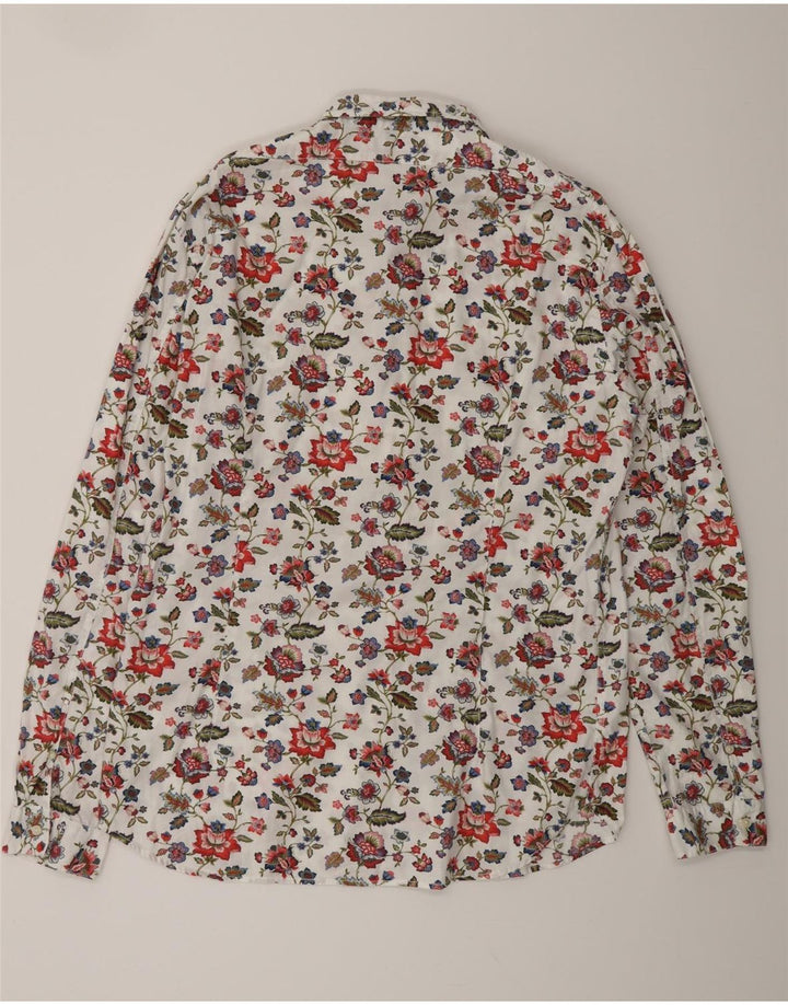 Camisa masculina REPLAY XL algodão floral multicolorido