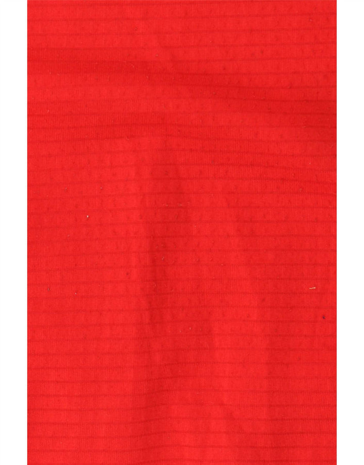 Mountain Warehouse Mens Pulôver Treino Top Grande Colorblock Vermelho