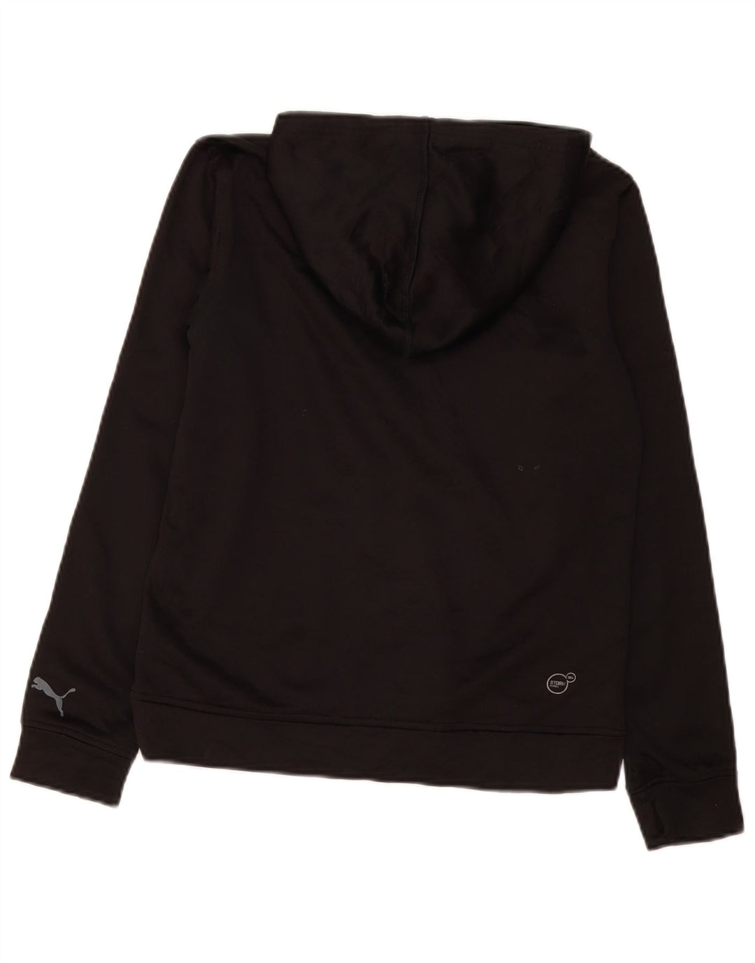 Suéter com capuz gráfico Puma Boys 12-13 anos grande preto poliéster