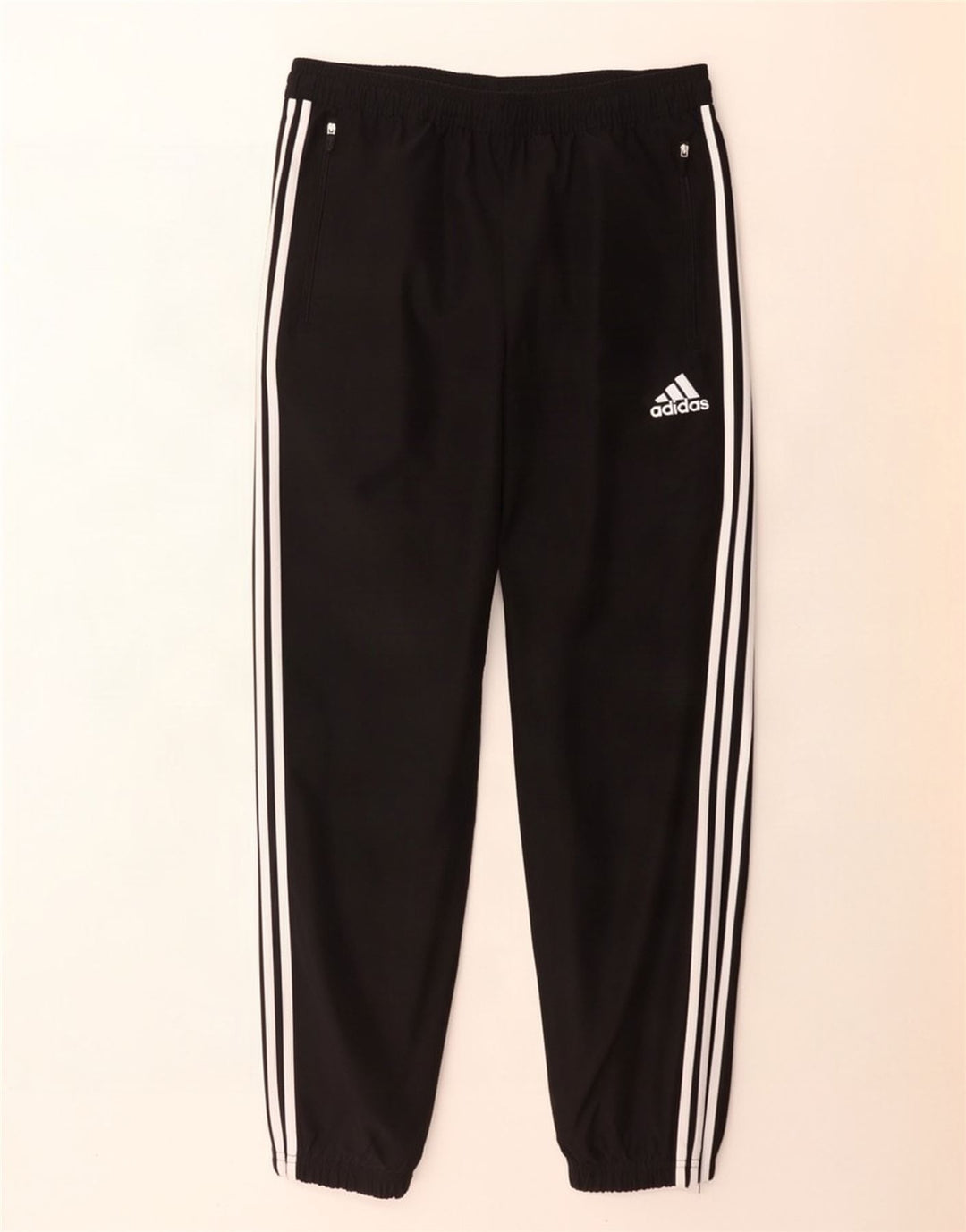 Adidas Mens Treino Calças Joggers Grande Poliéster Preto