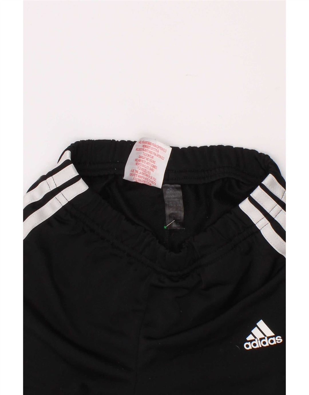 Adidas meninos calças de treino joggers 4-5 anos preto poliéster