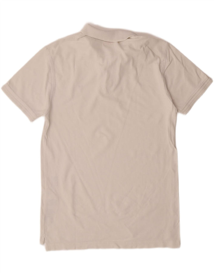 Camisa polo masculina LEVI'S de algodão branco médio