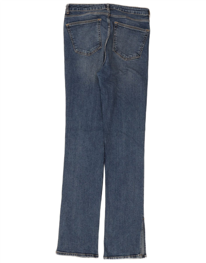 Zara Jeans Bootcut Feminino EU 40 Médio W30 L34 Azul Algodão