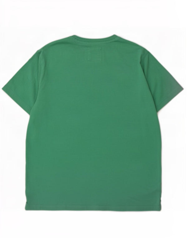 Camiseta masculina Crew Clothing Top XL algodão verde