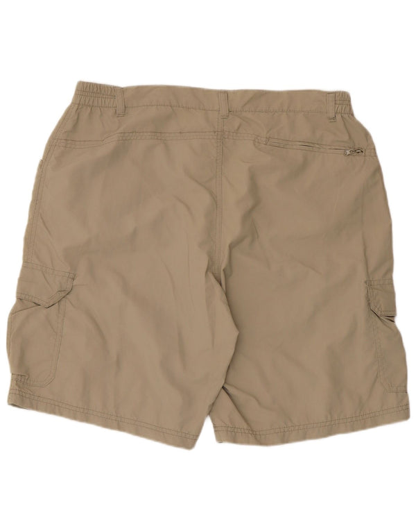 Camargue Mens Cargo Shorts XL W36 Khaki Poliamida