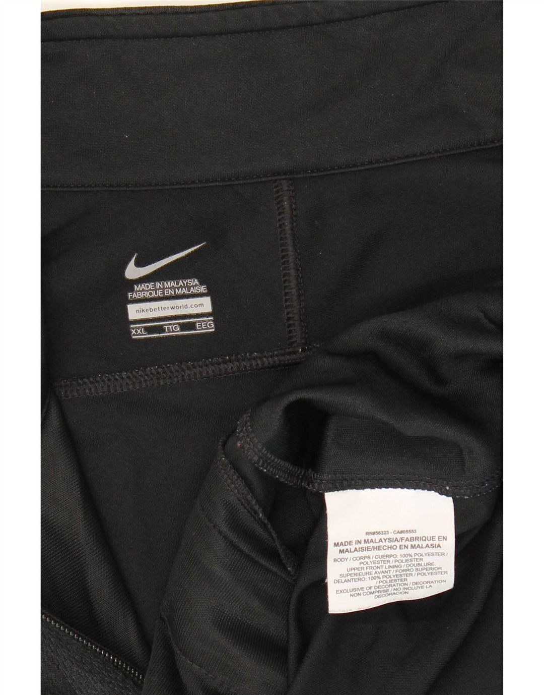 Nike Mens Treino Top Jaqueta 2XL Poliéster Preto