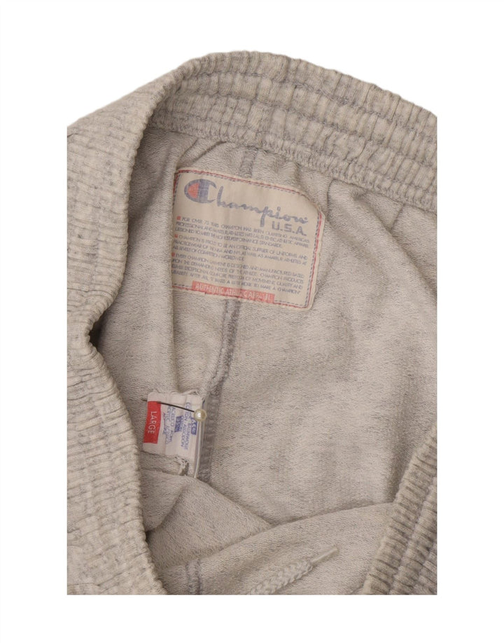 CHAMPION Womens Tracksuit Trousers UK 16 Large  Grey Cotton Vintage Champion and Second-Hand Champion from Messina Hembry 