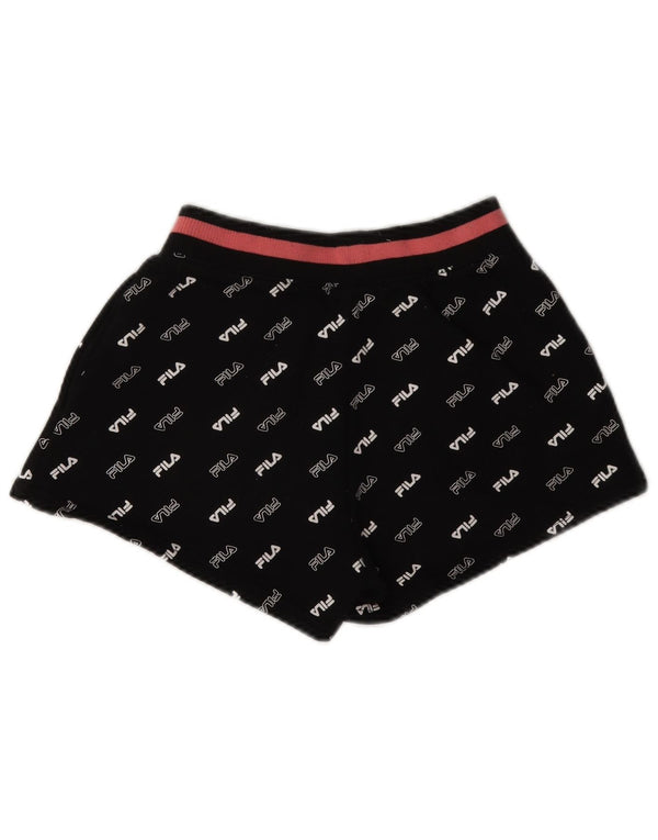 Shorts esportivo feminino Fila Graphic UK 6 XS preto poliéster