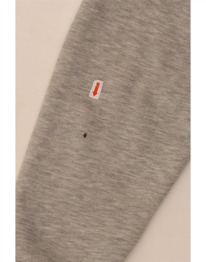 Hackett moletom masculino com zíper e gola clássica, moletom grande cinza manchado