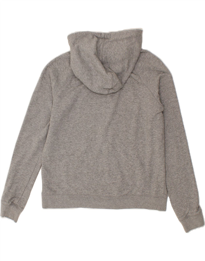 NIKE Womens Zip Hoodie Sweater UK 16 Large Grey Cotton Vintage Nike and Second-Hand Nike from Messina Hembry 