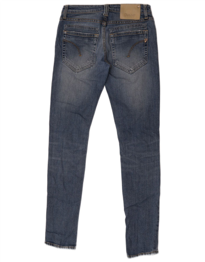 Dondup Jeans Skinny Feminino W28 L31 Azul Algodão
