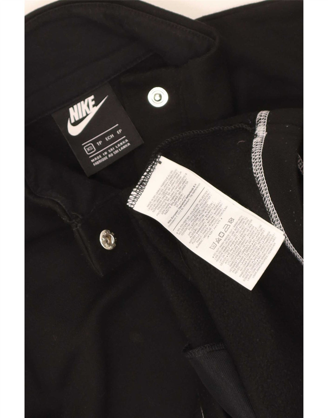 Moletom Nike Swoosh Oversized Jumper UK 6 XS Preto Poliéster