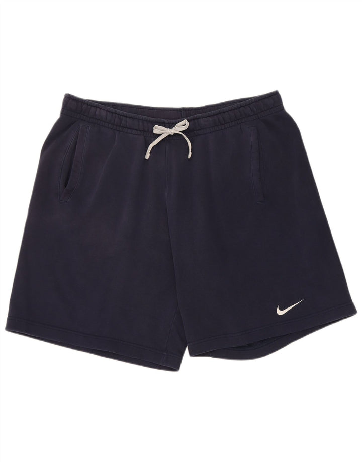 Shorts esportivos masculinos Nike XL azul marinho algodão