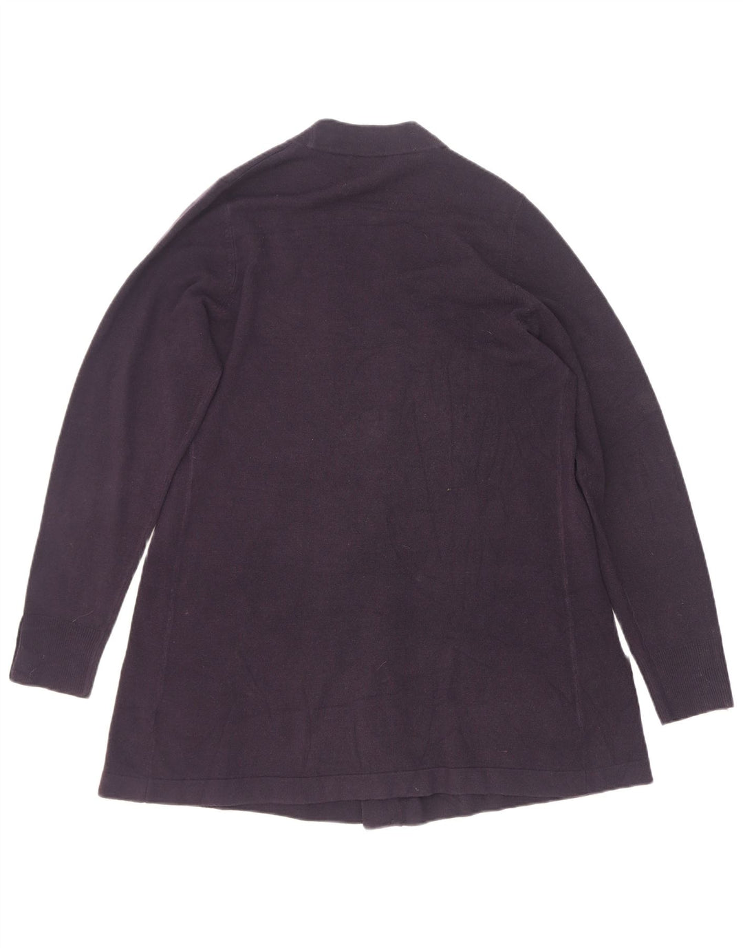 Suéter cardigã feminino Longline da Marks & Spencer Reino Unido 12 médio azul marinho