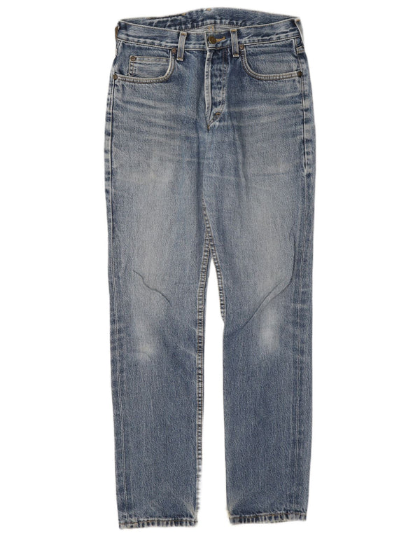 Lee Mens Straight Jeans W29 L32 Azul Algodão