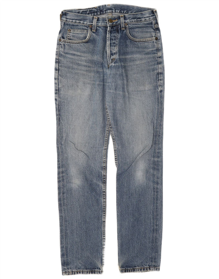 Lee Mens Straight Jeans W29 L32 Azul Algodão