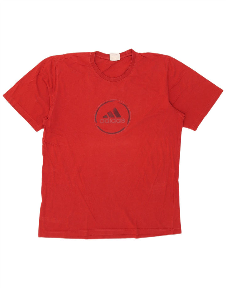 Camiseta Adidas Masculina Graphic Top Grande Vermelho