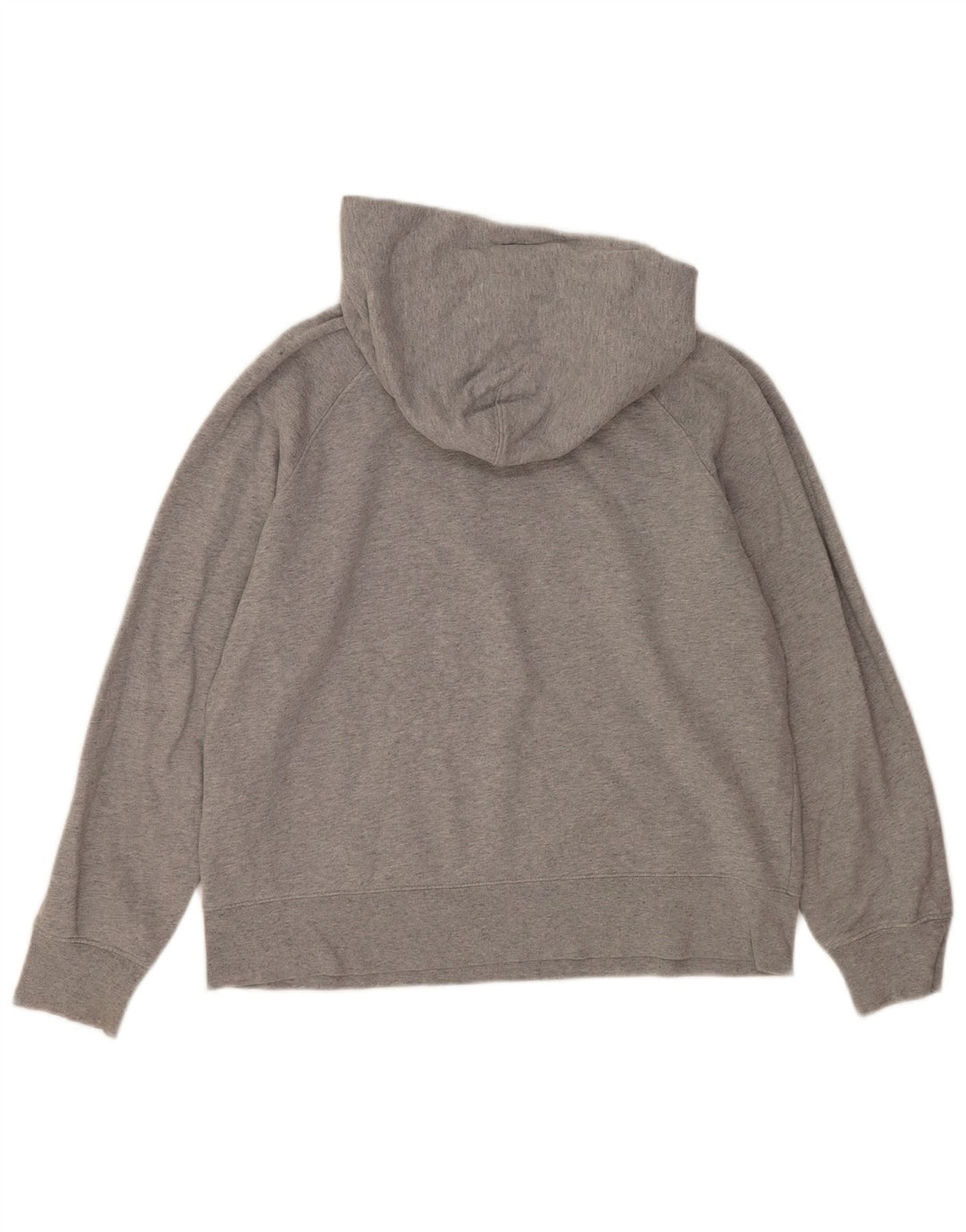 Suéter com capuz gráfico masculino Levi's médio cinza algodão