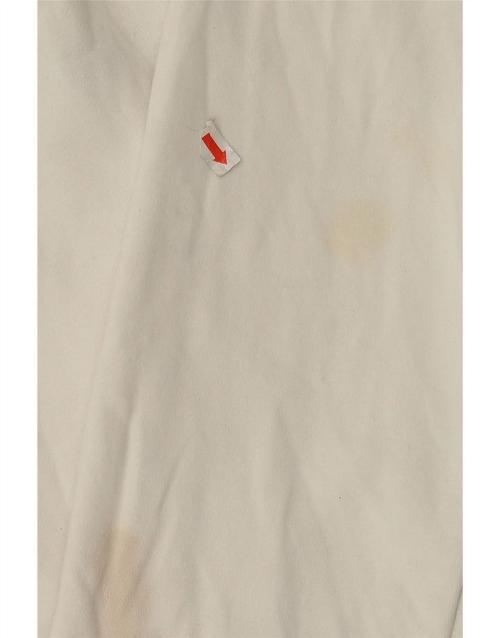 NIKE Mens Graphic Hoodie Jumper Médio Algodão Branco