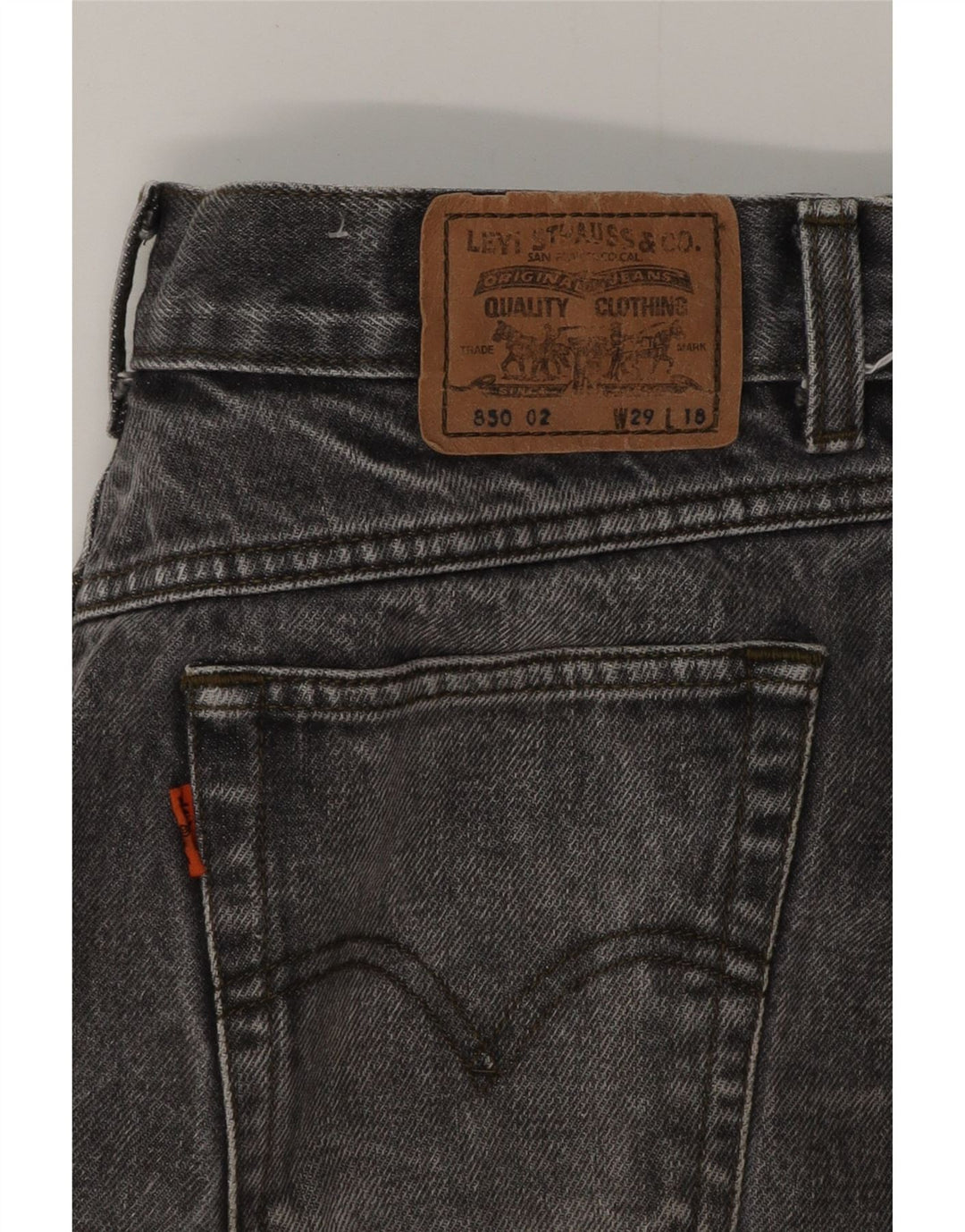 Saia jeans feminina LEVI'S W29 cinza médio