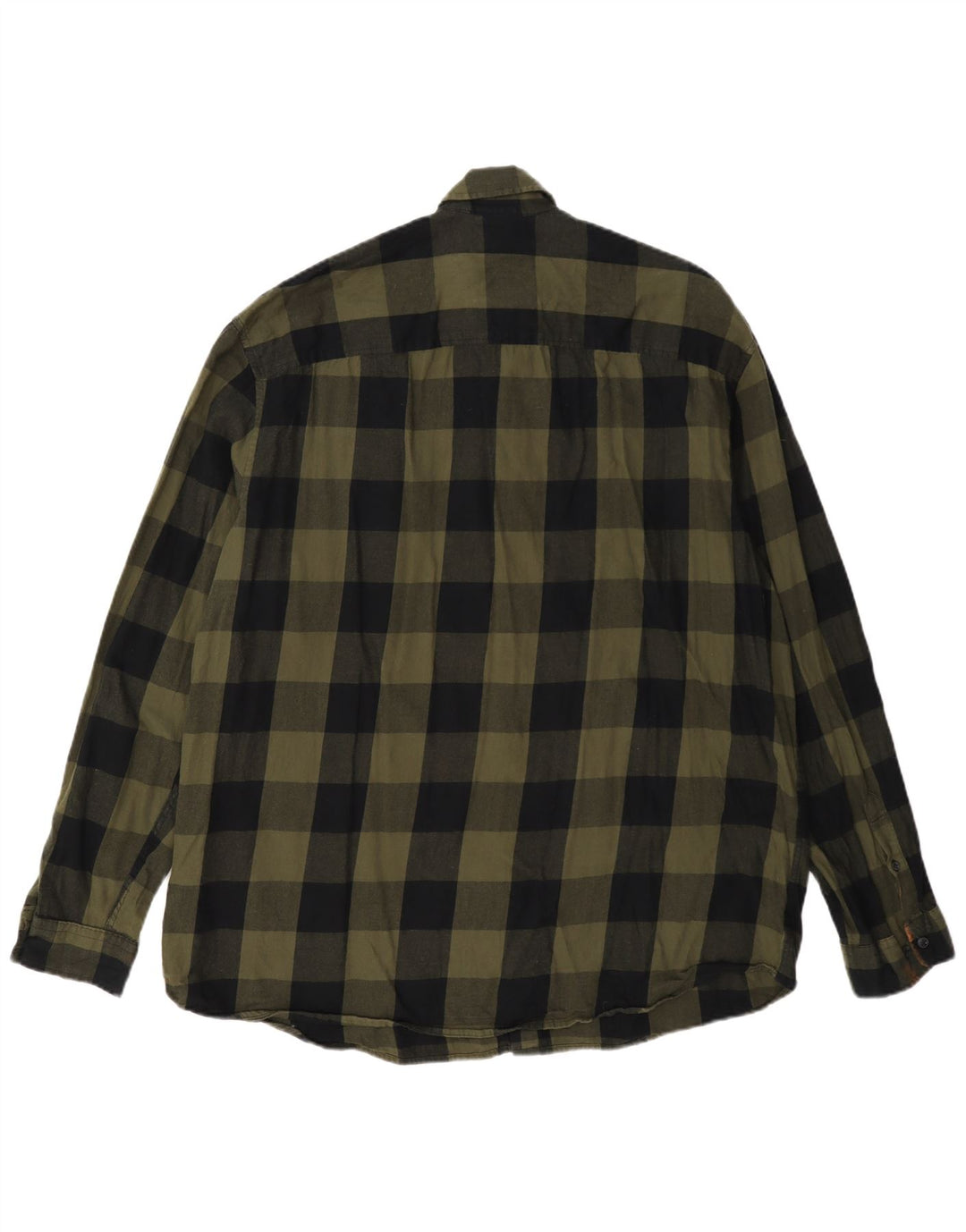 Camisa masculina de flanela Jack & Jones XL verde algodão guingão
