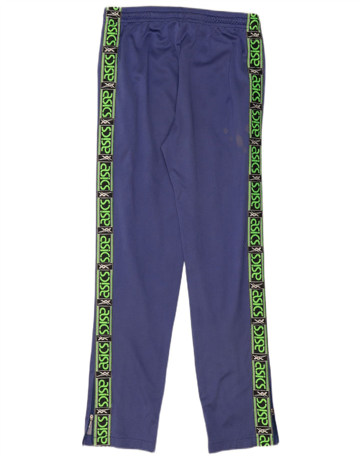 Calça de treino gráfica masculina ASICS IT 48 algodão azul médio