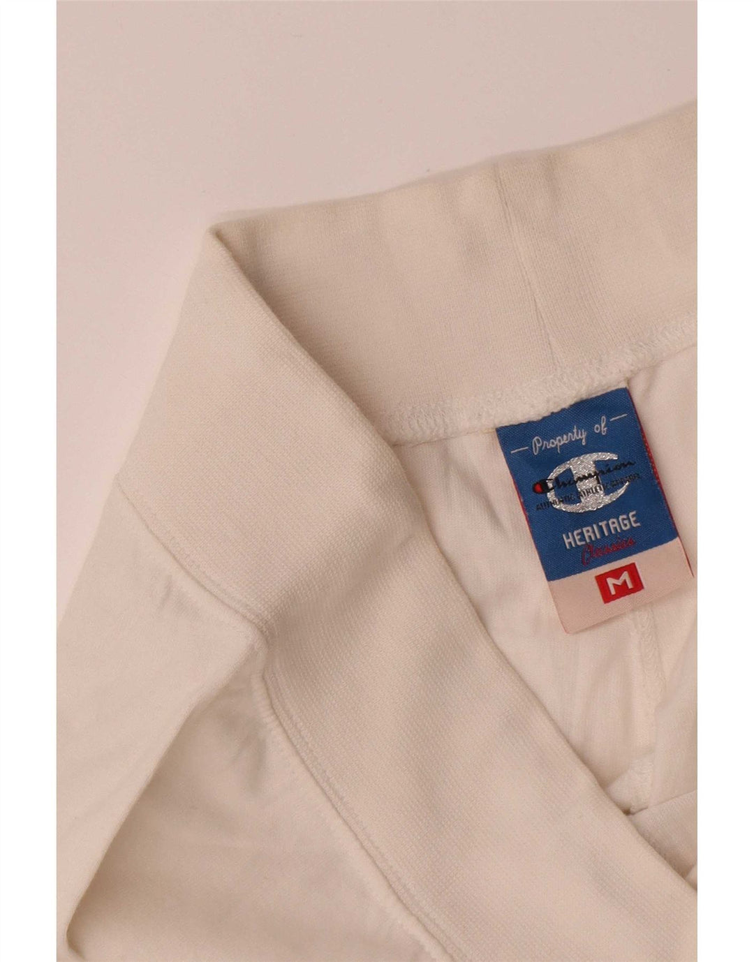Calça de treino feminina Champion Joggers UK 14 médio branco