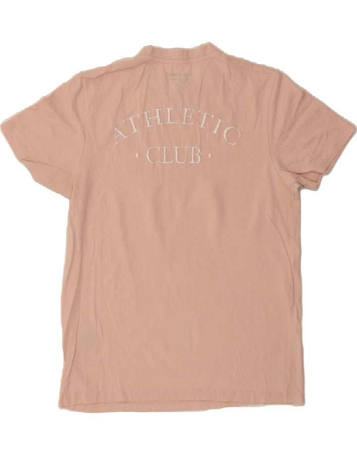 JACK & JONES Mens T-Shirt Top Medium Pink Cotton Vintage Jack & Jones and Second-Hand Jack & Jones from Messina Hembry 