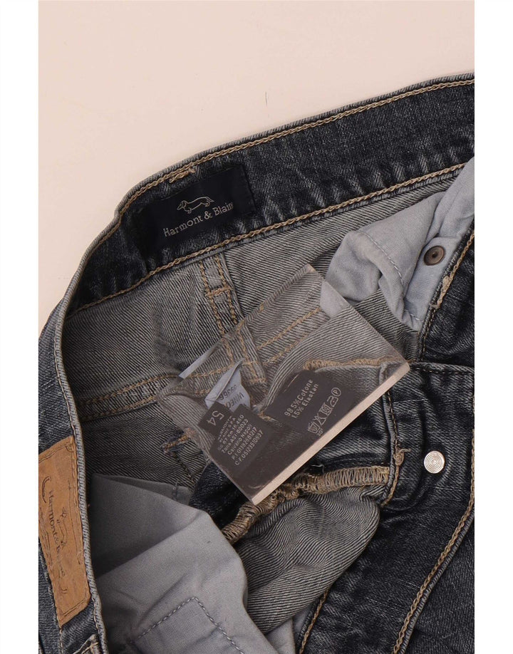 Harmont & Blaine Mens Slim Jeans W36 L31 Azul Algodão