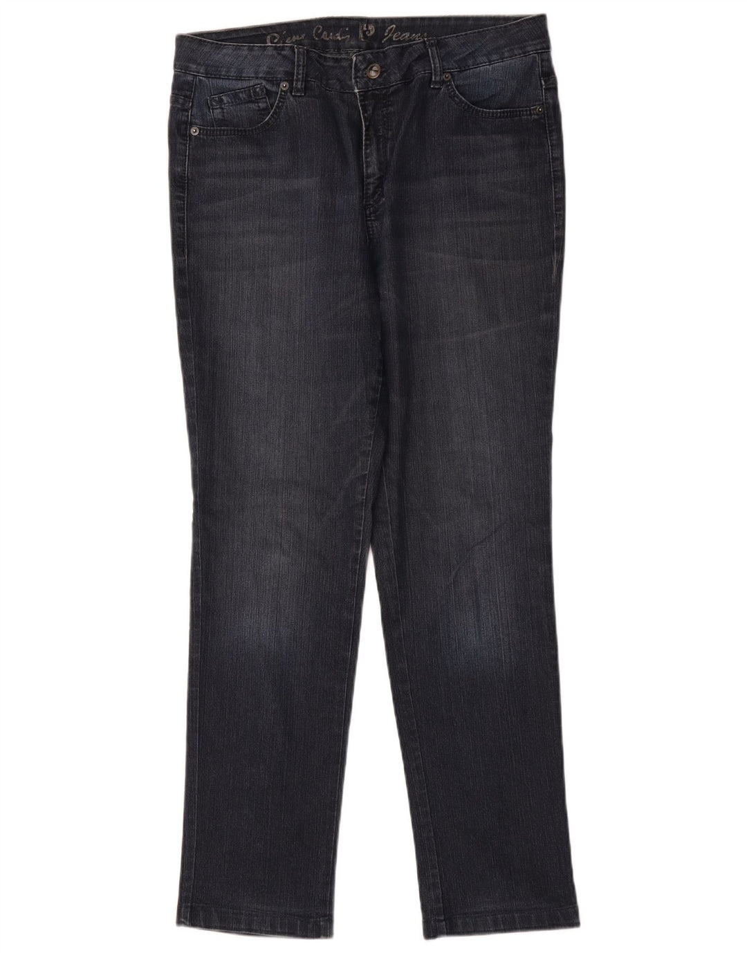 Pierre Cardin Jeans Slim Feminino W34 L30 Azul Marinho