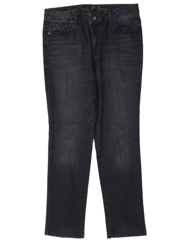 Pierre Cardin Jeans Slim Feminino W34 L30 Azul Marinho