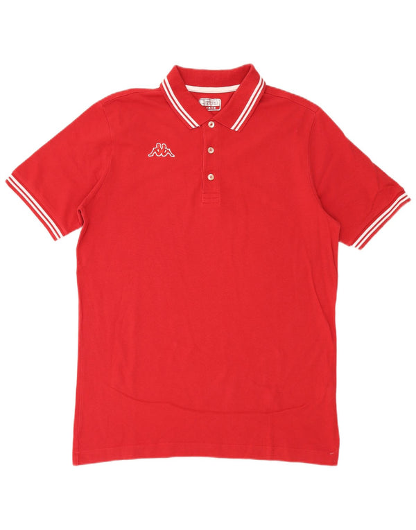 Camisa polo masculina KAPPA grande algodão vermelho