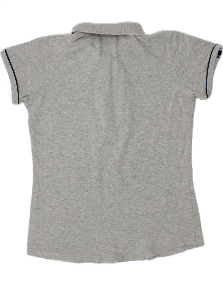 SUN68 Womens Crop Polo Shirt UK 8 Small Grey Cotton Vintage Sun68 and Second-Hand Sun68 from Messina Hembry 