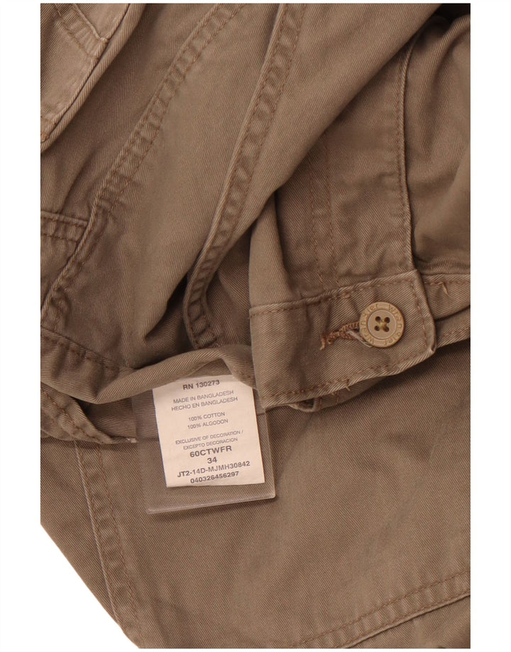 Shorts cargo masculino WRANGLER W34 grande algodão marrom