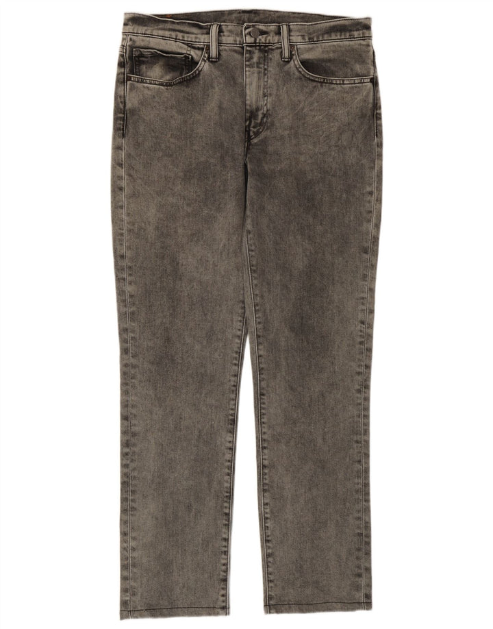 Calça Jeans Levis 511 Slim Masculina W34 L31 Cinza Algodão