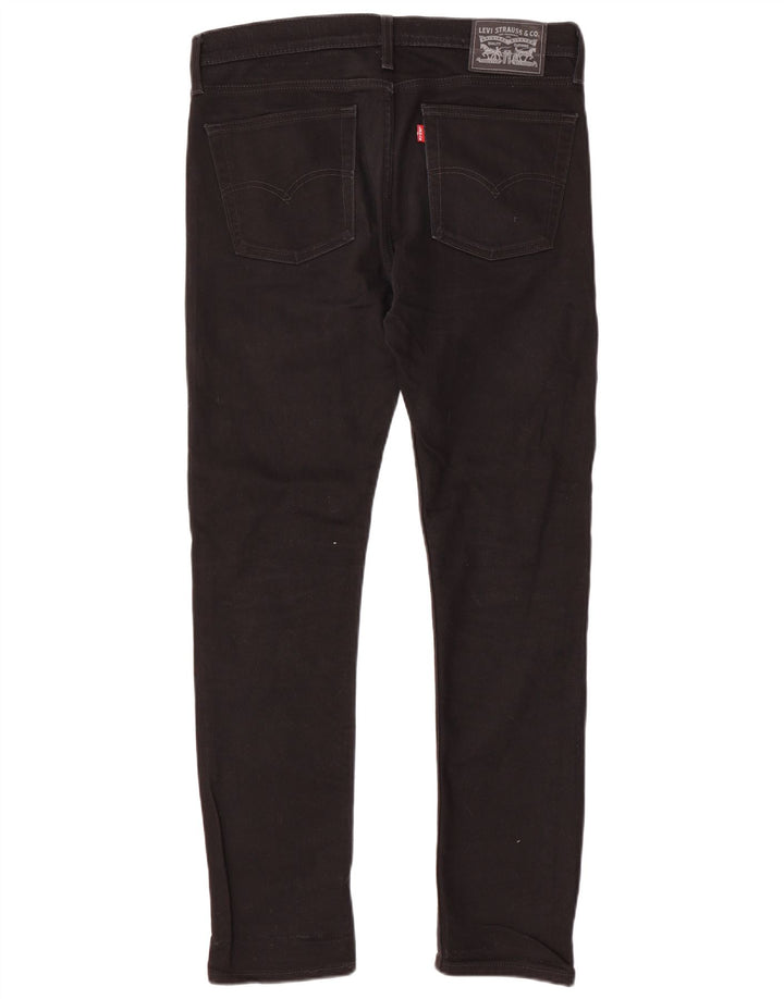Levi's Mens Slim Jeans W32 L32 Algodão Preto