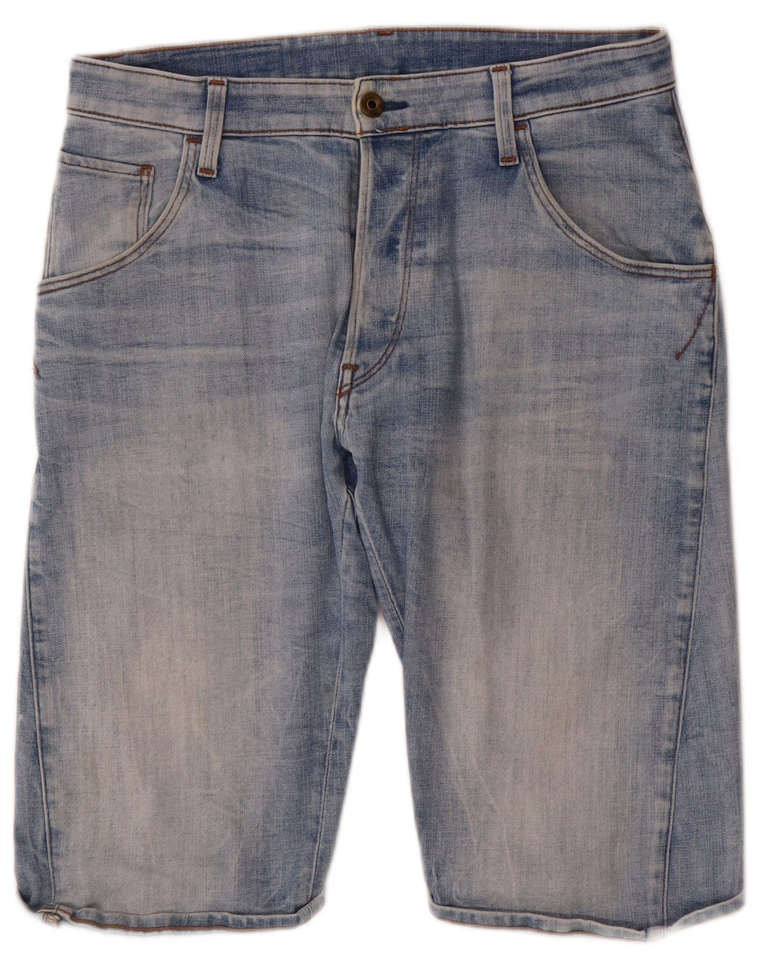 Shorts jeans masculino G-Star W31 algodão azul médio